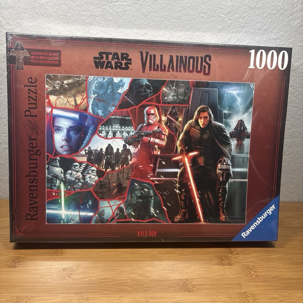 Ravensburger Star Wars Villainous Kylo Ren 1000 Piece Puzzle NEW